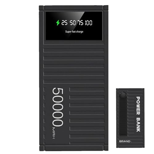 Tragbares Ladegerät: 66W Schnellladegerät, bequemes Ersatzladegerät | 66W Schnellladegerät mit 50000mAh Kapazität, multifunktionales tragbares Ladegerät Tragbares Ladegerät: 66W Schnellladegerät, bequemes Ersatzladegerät | 66W Schnellladegerät mit 50000mAh Kapazität, multifunktionales tragbares Ladegerät von Whnbuij