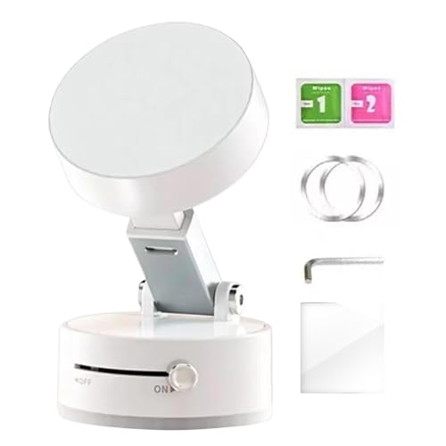 Whnbuij VacuumGnet – Telefonhalter – Magnetisch, teleskopisch, klappbar, tragbar, leeres Telefon | automatisches magnetisches Klingel, automatische Ledermontage 360 Grad für FRA Whnbuij VacuumGnet – Telefonhalter – Magnetisch, teleskopisch, klappbar, tragbar, leeres Telefon | automatisches magnetisches Klingel, automatische Ledermontage 360 Grad für FRA von Whnbuij
