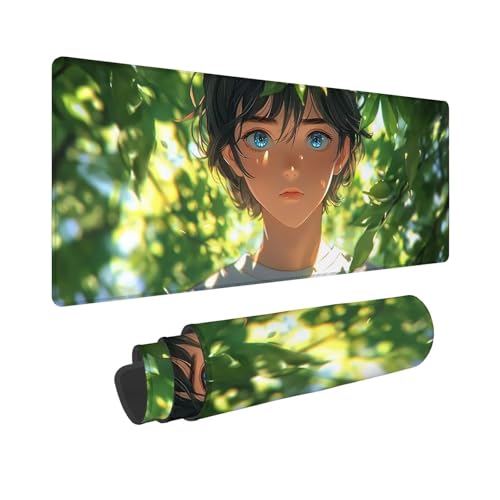 Mauspad 1000x500x3mm, Extended Junge Mousepad XXL, Schreibtischunterlage Karikatur Mousepad Schreibtisch Zubehör, Waterproof Surface, Non-Slip Rubber Base - Stitched Edges, Geschenke für MäNner WR-424 von Whoonng