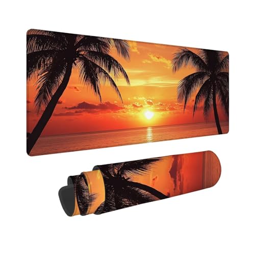 Mauspad 700x400x3mm, Baum Mousepad XXL, Schreibtischunterlage Sonnenuntergang Mousepad Schreibtisch Zubehör, Waterproof Surface - Non-Slip Rubber Base, Stitched Edges, Geschenke für MäNner WR-286 Mauspad 700x400x3mm, Baum Mousepad XXL, Schreibtischunterlage Sonnenuntergang Mousepad Schreibtisch Zubehör, Waterproof Surface - Non-Slip Rubber Base, Stitched Edges, Geschenke für MäNner WR-286 von Whoonng