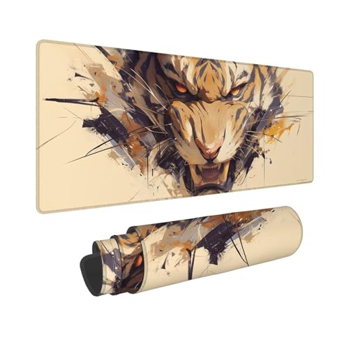 Mauspad 900x300x3mm, Extended Tier Mousepad XXL, Schreibtischunterlage Erdfarbe Mousepad Schreibtisch Zubehör, Waterproof Surface, Non-Slip Rubber Base - Stitched Edges, Geschenke für MäNner 6W-314 Mauspad 900x300x3mm, Extended Tier Mousepad XXL, Schreibtischunterlage Erdfarbe Mousepad Schreibtisch Zubehör, Waterproof Surface, Non-Slip Rubber Base - Stitched Edges, Geschenke für MäNner 6W-314 von Whoonng