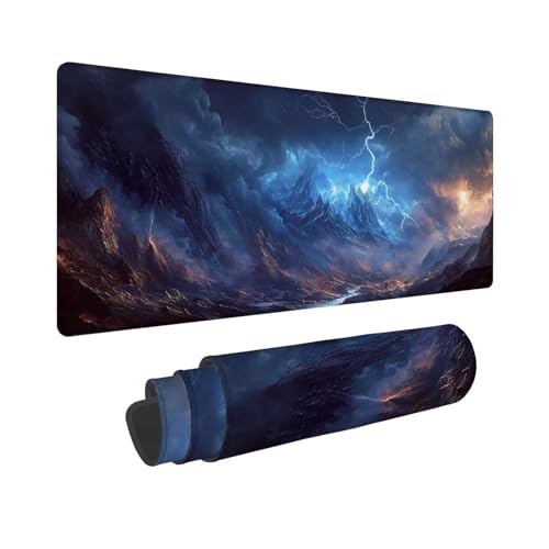 Mauspad Berg Mousepad Abstrakt Schreibtischunterlage, Wassxerdicht VerläNgertes Desk Mat, Rutschfeste Gummibasis mit VernäHte Kanten für Gaming, BüRo, Zuhause, Geschenke für Frauen 1000x500x3mm WR-541 Mauspad Berg Mousepad Abstrakt Schreibtischunterlage, Wassxerdicht VerläNgertes Desk Mat, Rutschfeste Gummibasis mit VernäHte Kanten für Gaming, BüRo, Zuhause, Geschenke für Frauen 1000x500x3mm WR-541 von Whoonng