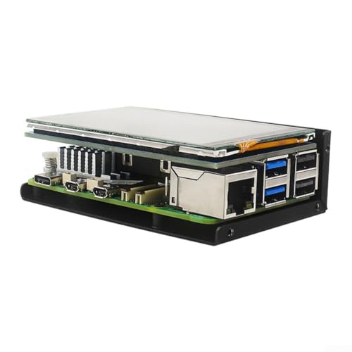 8,9 cm (3,5 Zoll) Bildschirm-Heizkörper für Raspberry Pi Display 480 x 320 60FPS, 8,9 cm Touchscreen mit Hülle, mit Kühler von Whychstore