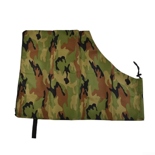 Laubbläser-Vakuumbeutel, universeller Laubbläserbeutel, Reißverschluss unten, Schmutzablagerbeutel, Ersatz-Laubsauger, kabellos, mit Tasche (Camouflage) von Whychstore