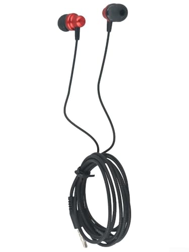 M8 In-Ear-Kopfhörer mit eingebautem Mikrofon für Samsung, MP3, PC, schwerer Bass-Sound und bequeme Passform, Schwarz M8 In-Ear-Kopfhörer mit eingebautem Mikrofon für Samsung, MP3, PC, schwerer Bass-Sound und bequeme Passform, Schwarz von Whychstore