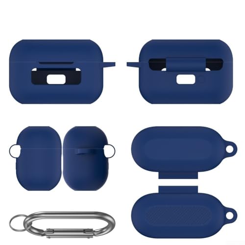 Passgenaue Silikonhülle für Tozo NC9 kabellose Ohrhörer, ideale Lösung für Schutz vor Stürzen und Kratzern, Blau von Whychstore