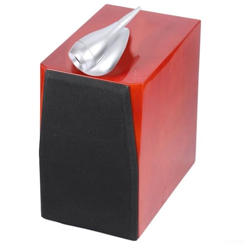 Whychstore Anpassbares, tragbares Lautsprechergehäuse, geeignet für 25-Kern-Hochtöner-Integration und einfache Einrichtung (Silber) von Whychstore