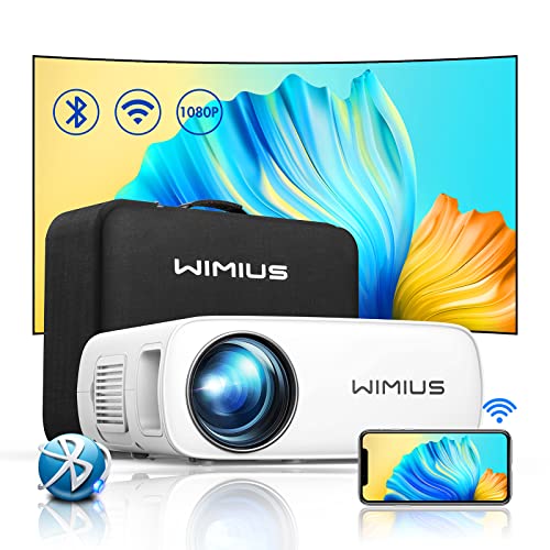 Full HD 1080P Beamer 4K Video 12000 Lumen 5G WiFi Bluetooth WiMiUS LED Heimkino Projektor 4P/4D Trapezkorrektur, 300'' Display, -50% Zoom, Kompatibel mit Fire Stick/Phone/Xbox/USB/PPT Full HD 1080P Beamer 4K Video 12000 Lumen 5G WiFi Bluetooth WiMiUS LED Heimkino Projektor 4P/4D Trapezkorrektur, 300'' Display, -50% Zoom, Kompatibel mit Fire Stick/Phone/Xbox/USB/PPT von WiMiUS