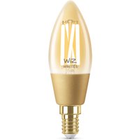 WiZ 25W E14 Kerzenform Filament Amber Warm- und Kaltweiß - weiß von WiZ