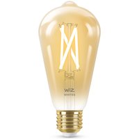 WiZ 60W E27 Edisonform Filament Amber Warm- und Kaltweiß - weiß von WiZ