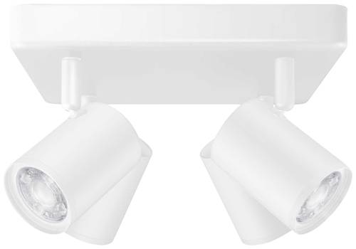 WiZ 8719514554559 IMAGEO Spots 4x5W W 22-65K RGB SQ LED-Deckenleuchte 20W Weiß von WiZ