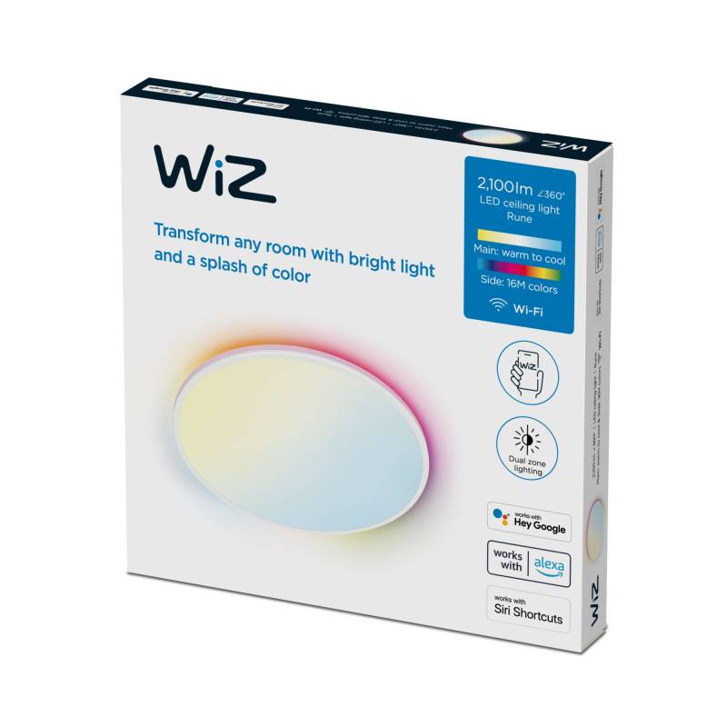 WiZ - Aura Smarte Deckenleuchte - Weiß von WiZ