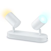 WiZ IMAGEO Spots Deckenleuchte Tunable 2x 5W Weiß - Weiß von WiZ