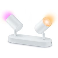 WiZ IMAGEO Spots Deckenleuchte Tunable Farbig 2x 5W - Weiß von WiZ