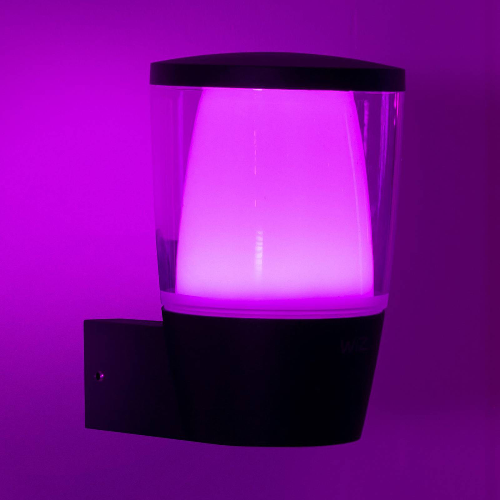 WiZ LED-Außenwandleuchte Elpas RGBW, schwarz WiZ LED-Außenwandleuchte Elpas RGBW, schwarz von WiZ