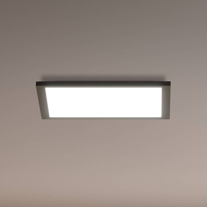 WiZ LED-Deckenleuchte Panel, schwarz, 30x30 cm von WiZ