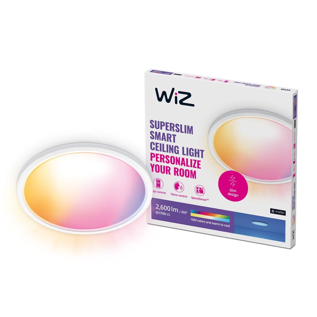 Wiz - SuperSlim WiZ Deckenleuchte 22W - Intelligente RGB-Beleuchtung Wiz - SuperSlim WiZ Deckenleuchte 22W - Intelligente RGB-Beleuchtung von WiZ