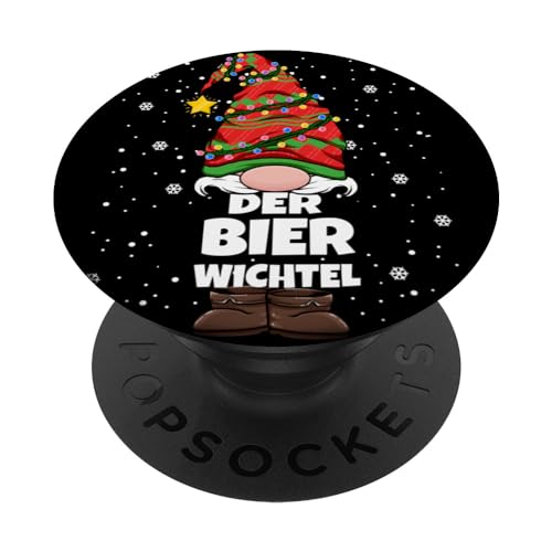 Bier Wichtel Weihnachten Bier Trinken Herren Bier PopSockets mit austauschbarem PopGrip Bier Wichtel Weihnachten Bier Trinken Herren Bier PopSockets mit austauschbarem PopGrip von Wichtel Weihnachten im Gnom Outfit für Familie