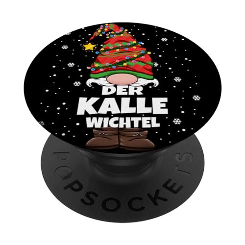 Kalle Wichtel Weihnachten Herren Jungs Wichtel Kalle PopSockets mit austauschbarem PopGrip von Wichtel Weihnachten im Gnom Outfit für Familie