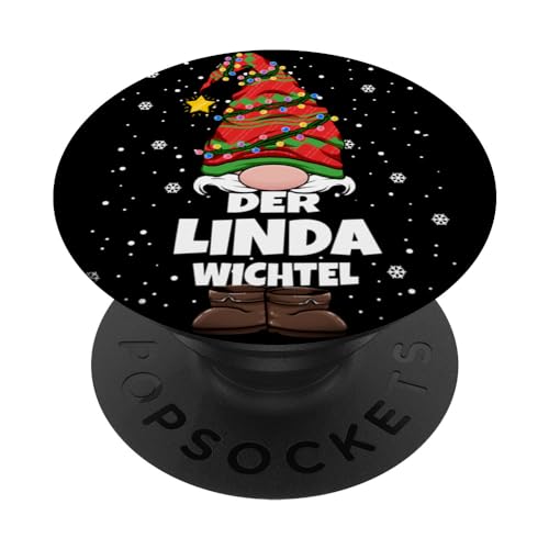 Linda Wichtel Weihnachten Vorname Linda Damen Wichtel PopSockets mit austauschbarem PopGrip Linda Wichtel Weihnachten Vorname Linda Damen Wichtel PopSockets mit austauschbarem PopGrip von Wichtel Weihnachten im Gnom Outfit für Familie