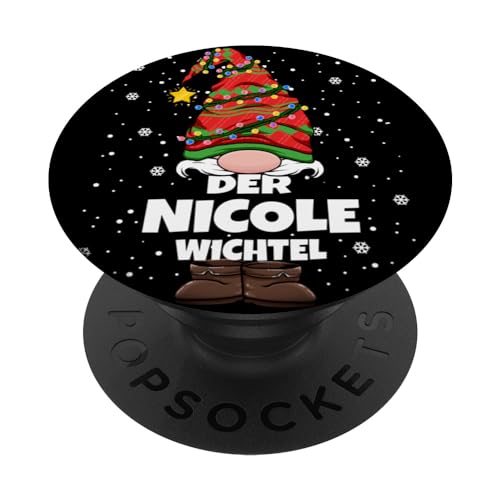 Nicole Wichtel Weihnachten Vorname Nicole Damen Wichtel PopSockets mit austauschbarem PopGrip Nicole Wichtel Weihnachten Vorname Nicole Damen Wichtel PopSockets mit austauschbarem PopGrip von Wichtel Weihnachten im Gnom Outfit für Familie