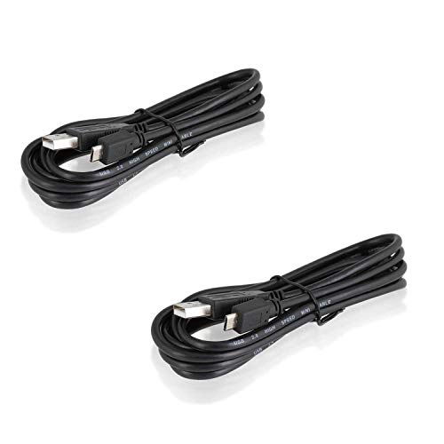 Wicked Chili 2X Ladekabel für PS4 Controller Micro-USB-Kabel kompatibel mit Playstation 4 (1,8m) Charge & Play, Hi-Speed USB 2.0 Verbindungskabel für Dualshock 4 Controller, schwarz von Wicked Chili