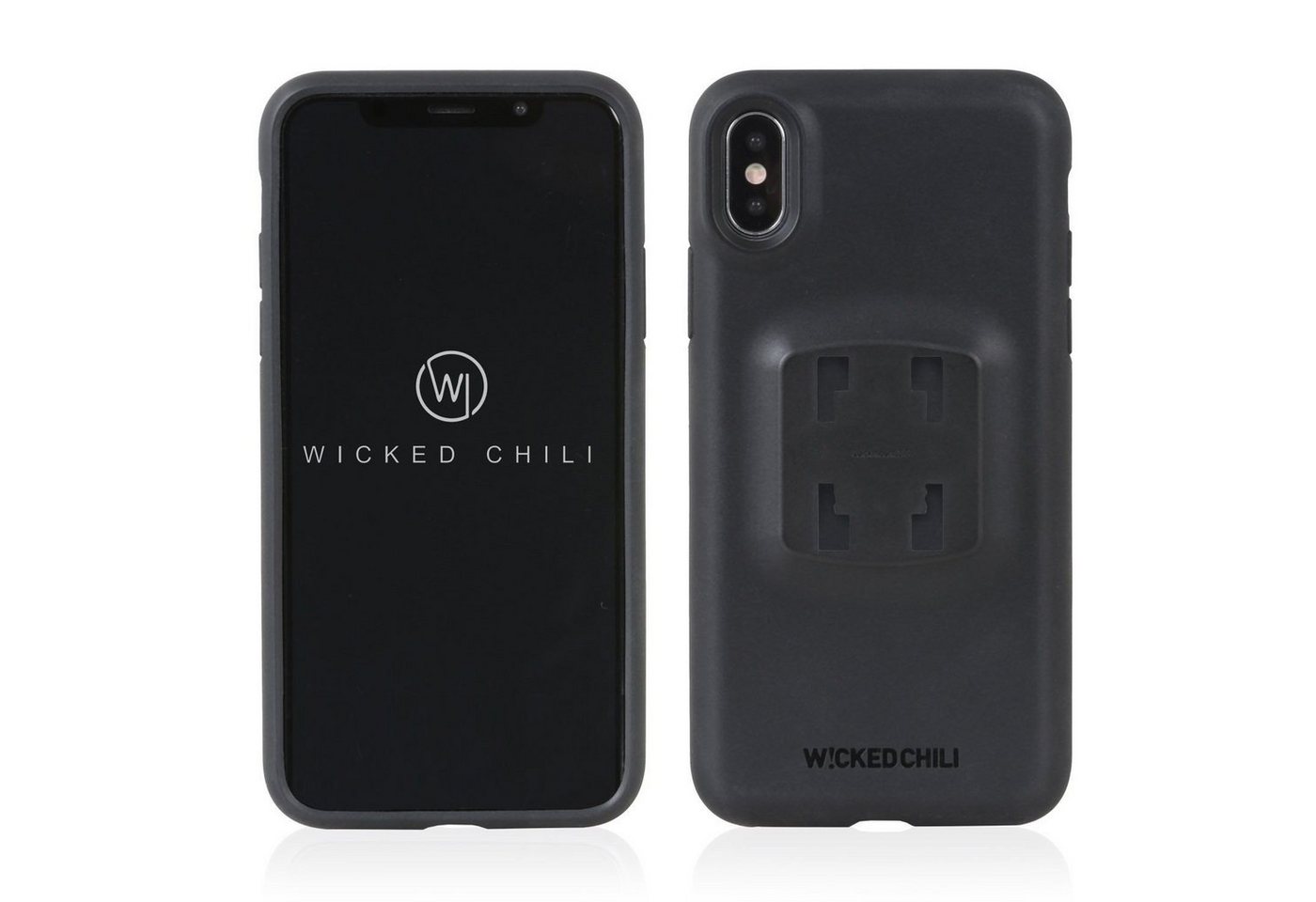 Wicked Chili QuickMOUNT Case Schutzhülle für iPhone XS/X (5,8 Zoll) Handy-Halterung, (1er Set) von Wicked Chili