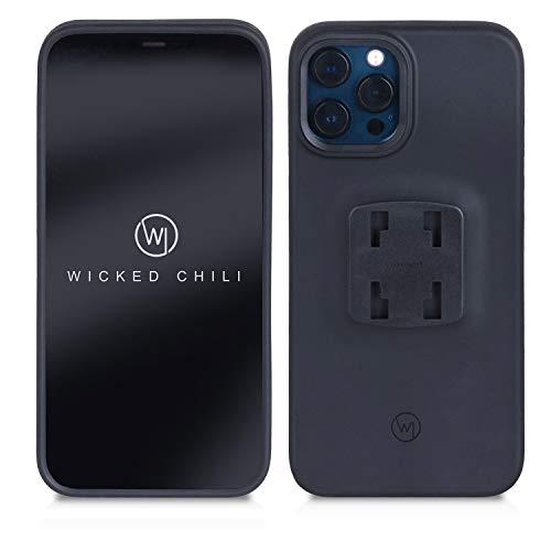 Wicked Chili QuickMOUNT Case kompatibel mit Apple iPhone 12 und Apple iPhone 12 Pro Hülle geeignet für Auto, Motorrad und Fahrrad Halterung von Wicked Chili