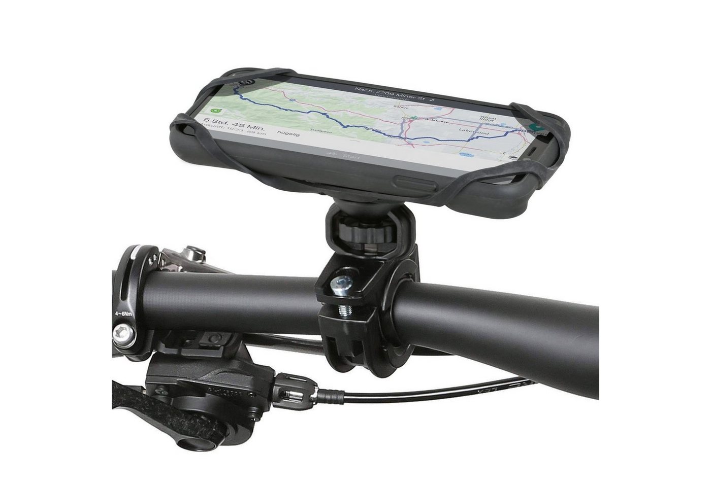 Wicked Chili QuickMOUNT Fahrrad Motorrad Halterung für iPhone 11 Handy-Halterung, (1er Set) von Wicked Chili