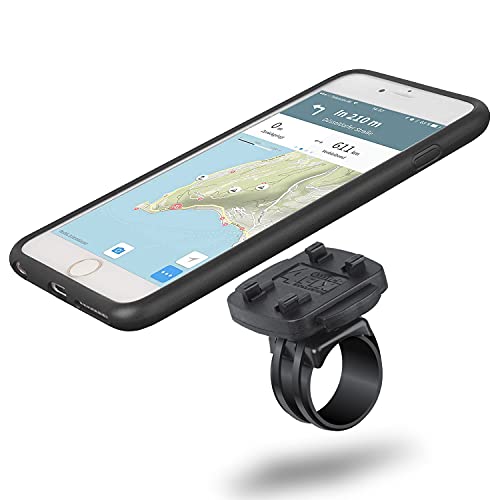 Wicked Chili QuickMOUNT Fahrradhalterung kompatibel mit iPhone 6S Plus / 6 Plus (5,5 Zoll) Fahrrad Halterung Bike Set mit Regenschutz + Hülle (IPx3) schwarz von Wicked Chili