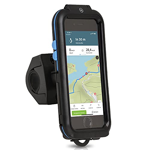 Wicked Chili Tour Case kompatibel mit Apple iPhone SE (2020), 8, 7, 6S, 6 Outdoor Fahrradhalterung Bike Mount - Spritzwasserschutz IPX4, Case und Handyhalterung für Motorrad/Fahrrad Lenker Vorbau von Wicked Chili