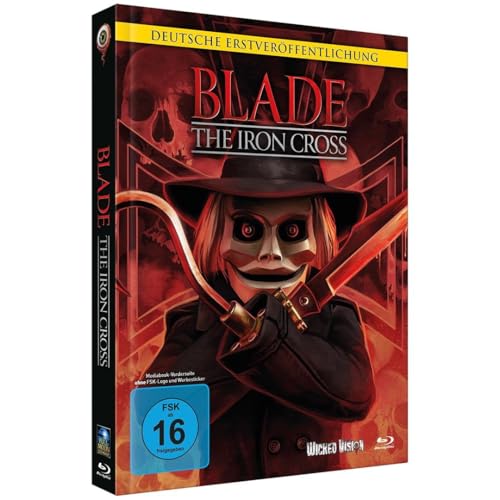 Blade - The Iron Cross (2-Disc Special Mediabook Edition) Cover A - Limited Collector's Edition auf 222 Stück (Blu-ray+Bonus-DVD) von Wicked Vision Distribution GmbH