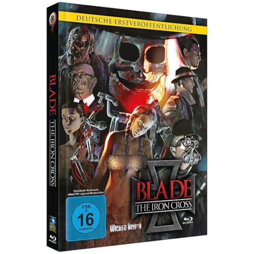 Blade - The Iron Cross (2-Disc Special Mediabook Edition) Cover B - Limited Collector's Edition auf 222 Stück (Blu-ray+Bonus-DVD) von Wicked Vision Distribution GmbH