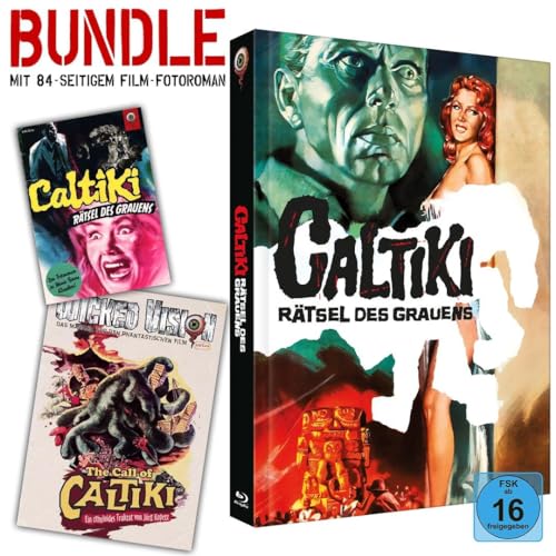 Bundle-Set: Caltiki - Rätsel des Grauens - Mediabook - Cover C - Limited Collector' s Edition (BR+DVD) (+ Film-Fotoroman) [Blu-ray] von Wicked Vision Distribution GmbH