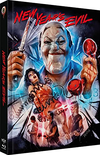 New Year‘s Evil - Mediabook - Cover B - 2-Disc Limited Collector‘s Edition Nr. 67 - Limitiert auf 333 Stück (Blu-ray+DVD) von Wicked Vision Distribution GmbH