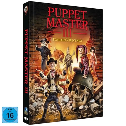 Puppet Master 3 - Toloun‘s Revenge - Mediabook - Cover A (2-Disc Special Uncut Edition) (4K Ultra HD & Blu-ray) von Wicked Vision Distribution GmbH