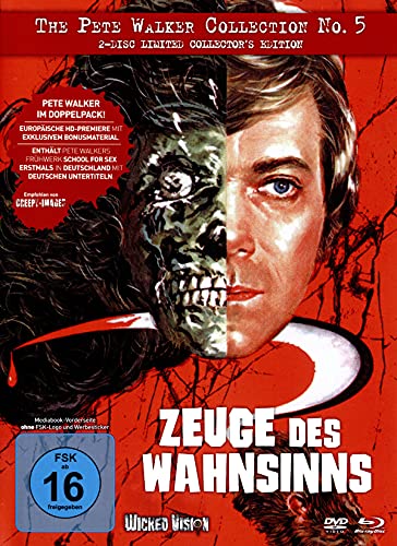 Zeuge des Wahnsinns - Mediabook - 2-Disc Limited Pete Walker Collection Nr. 05 auf 333 Stück - Cover A (+ Bonus-DVD "School for Sex") [Blu-ray] von Wicked Vision Distribution GmbH