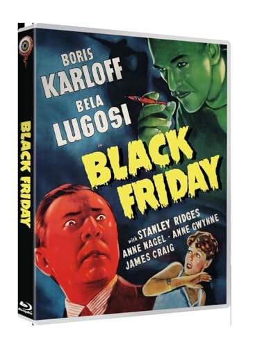 Black Friday (1940) - Dual-Disc Edition (Blu-ray+DVD) - Mit den Horror-Ikonen Boris Karloff und Bela Lugosi von Wicked Vision Distribution