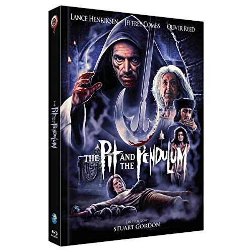 The Pit and the Pendulum - Mediabook - Cover B - Limited Collector's Edition (2-Disc Full Moon Collection Nr. 5) (Limitiert auf 444 Stück) (+ Soundtrack-CD) [Blu-ray] von Wicked Vision Distribution