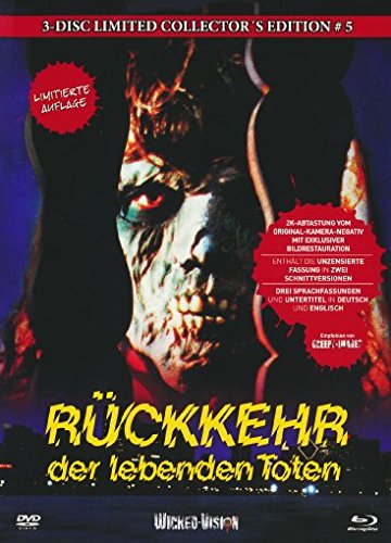 Rache der Zombies - 3-Disc Uncut Limited Collector's Edition No. 5 (Blu-ray & 2 DVDs, Limitiert auf 222 Stück, Cover A) von Wicked-Vision Media