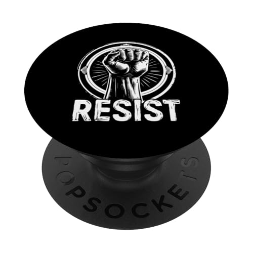 Widerstand Gerechtigkeit Aktivismus Politischer Widerstand PopSockets Klebender PopGrip von Widerstand Gegen Ungerechtigkeit Protest Anti