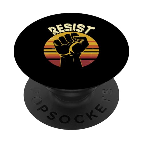 Widerstand Gerechtigkeit Aktivismus Politischer Widerstand PopSockets Klebender PopGrip von Widerstand Gegen Ungerechtigkeit Protest Anti