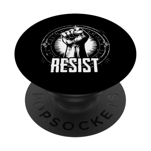 Widerstand Gerechtigkeit Aktivismus Politischer Widerstand PopSockets Klebender PopGrip von Widerstand Gegen Ungerechtigkeit Protest Anti