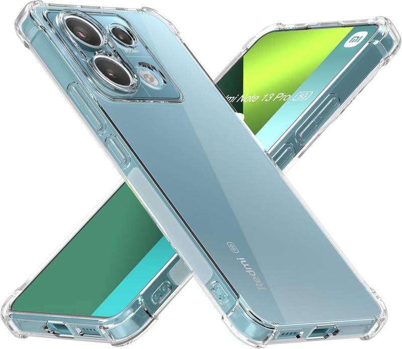 Widmann-Shop Handyhülle Hülle für Xiaomi Redmi Note 13 5G 13 Pro 13 Pro + Case transparent, Passgenau - Für alle Redmi Note 13 5G Modelle von Widmann-Shop