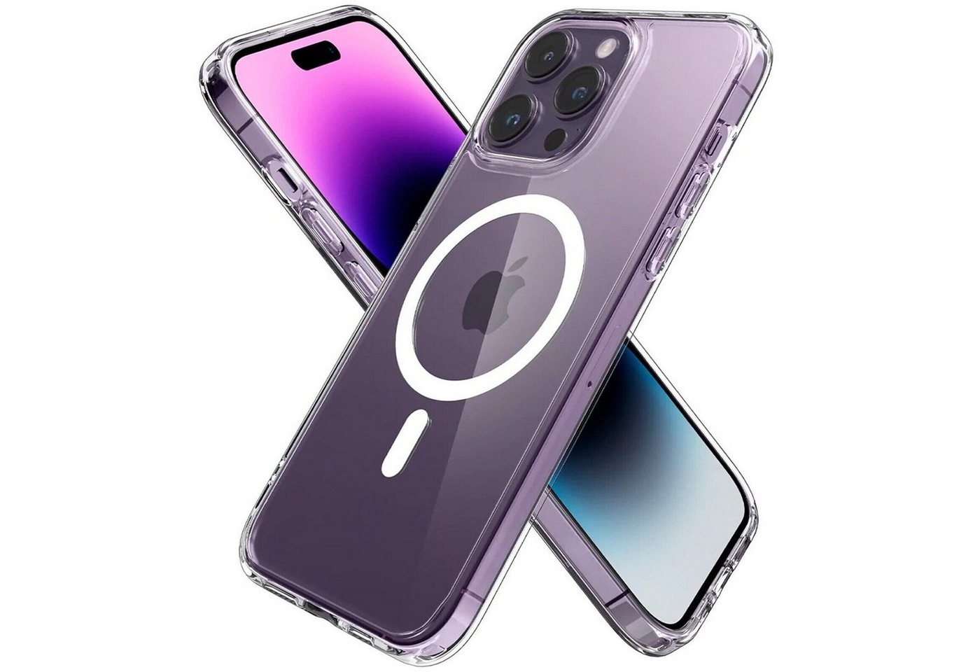 Widmann-Shop Handyhülle MagSafe Hülle für Apple iPhone 15 14 13 12 11 X Pro Mini Max Plus Case, Wireless Charging kompatibel von Widmann-Shop