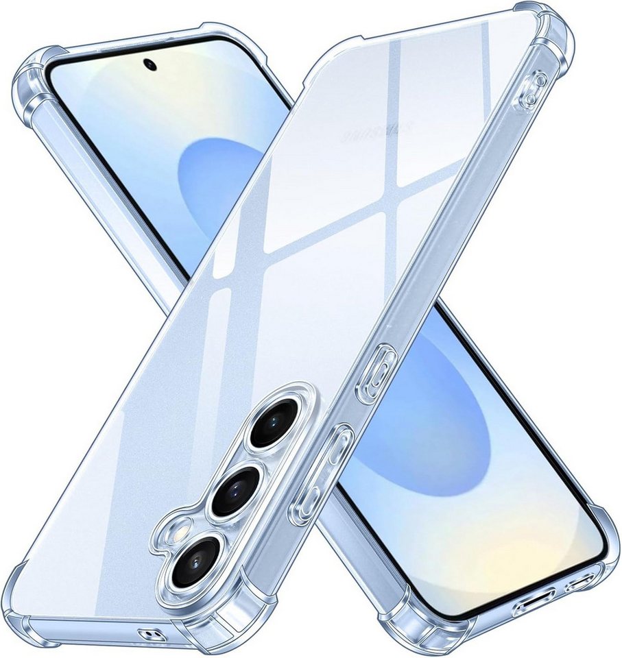 Widmann-Shop Handyhülle Samsung Galaxy S25 Edge Hülle Handyhülle Case Eckschutz Transparent 6,7 Zoll, für Galaxy S25 Edge Widmann-Shop Handyhülle Samsung Galaxy S25 Edge Hülle Handyhülle Case Eckschutz Transparent 6,7 Zoll, für Galaxy S25 Edge von Widmann-Shop