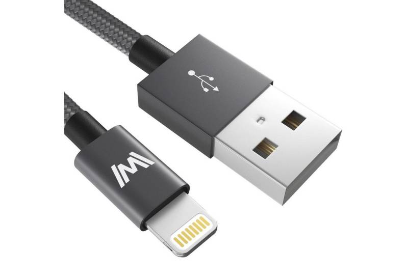 Widmann-Shop Ladekabel für Original iPhone USB A zu Lightning Schnell Datenkabel Ladestation (Schnellladekabel, für iPhone) von Widmann-Shop