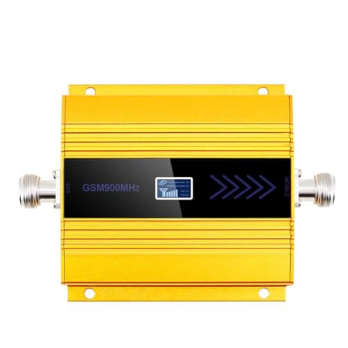 Widybord GSM 900 MHz Minimales Mobiltelefon-Signalverstärkung Booster Repeater mit LCD-Display 2G 3G 4G Signal Repeater Gold Metal EU Stecker von Widybord
