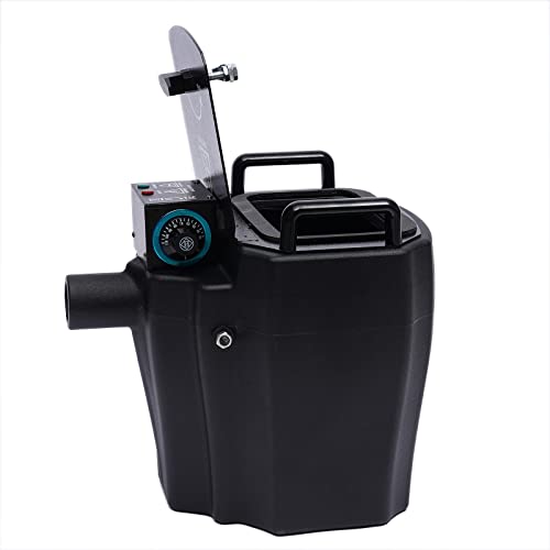 Wiefiche 3500W Nebelmaschine, Trockeneis Maschine für DJ Bühnen, 150m²/1614ft² Abdeckungsbereich, 220V Boden Bühne Effekt Rauchmaschine mit Schlauch für Bühne Indoor und Outdoor Events, 42 x 41 x 36cm von Wiefiche