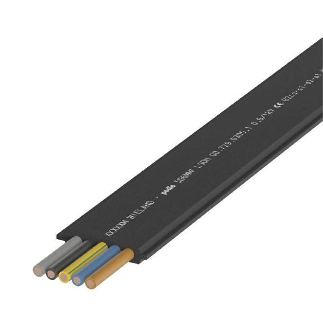 WIEL Flachleitung LSHF 5G16 PodisCon schwarz - Meterware - 00.771.0307.1 WIEL Flachleitung LSHF 5G16 PodisCon schwarz - Meterware - 00.771.0307.1 von Wieland Electric GmbH
